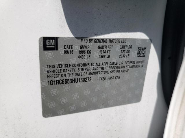 VIN 1G1RC6S53HU139272 2017 Chevrolet Volt, LT no.12