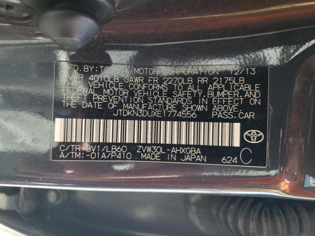 2014 Toyota Prius VIN: JTDKN3DUXE1774556 Lot: 53207684