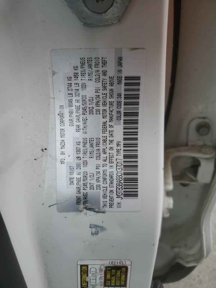 JM3TB38A880137017 2008 Mazda Cx-9