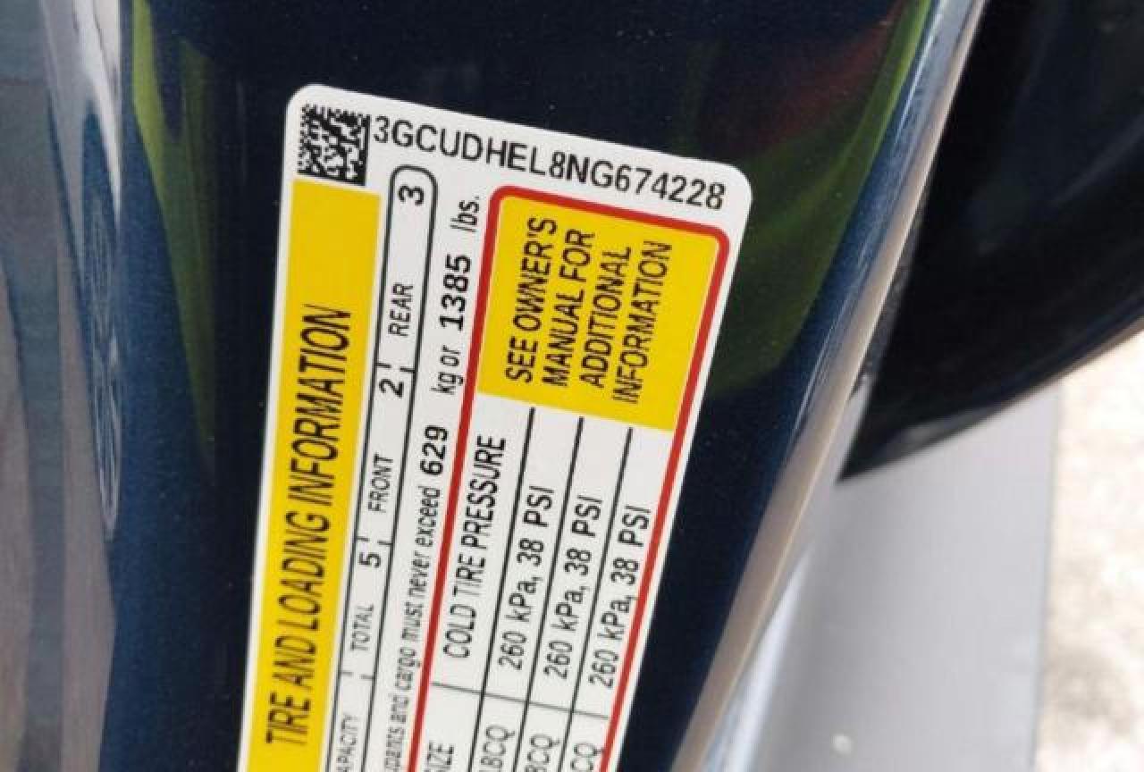 3GCUDHEL8NG674228 CHEVROLET ALL Models 2022
