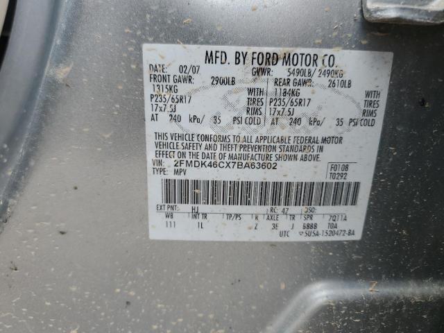 2007 Ford Edge Se VIN: 2FMDK46CX7BA63602 Lot: 55213514