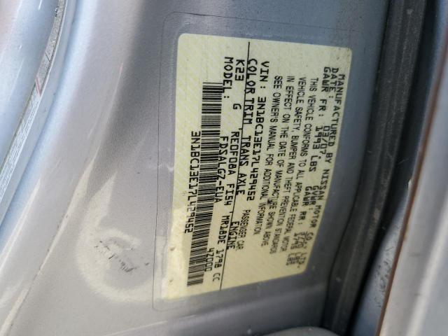 2007 Nissan Versa S VIN: 3N1BC13E17L429452 Lot: 56346584