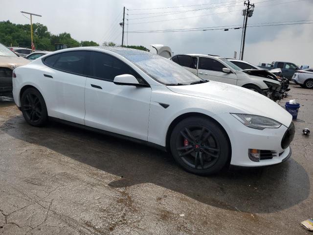  TESLA MODEL S 2014 Білий