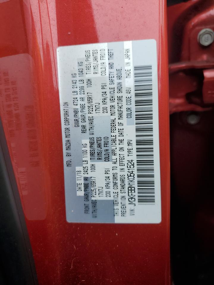 JM3KFB8M1K0541524 2019 Mazda Cx-5 Grand