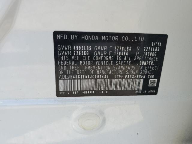 2018 ACURA RLX TECH JH4KC1F5XJC001485