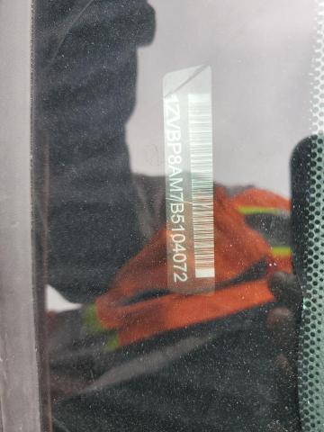 2011 Ford Mustang VIN: 1ZVBP8AM7B5104072 Lot: 53236904