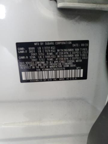 2021 Subaru Ascent Limited VIN: 4S4WMAPD7M3402076 Lot: 54690404