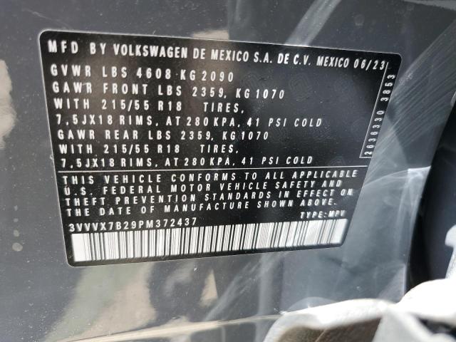 2023 VOLKSWAGEN TAOS SE - 3VVVX7B29PM372437