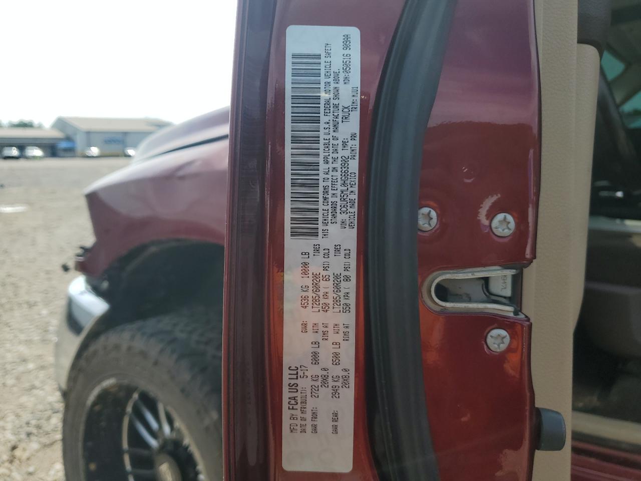 3C6UR5ML0HG663902 2017 Ram 2500 Slt