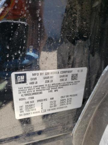 2021 CHEVROLET TRAILBLAZE - KL79MSSL5MB083365
