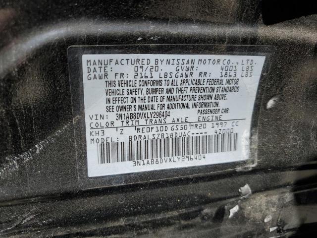 2020 Nissan Sentra Sr VIN: 3N1AB8DVXLY296404 Lot: 53406124