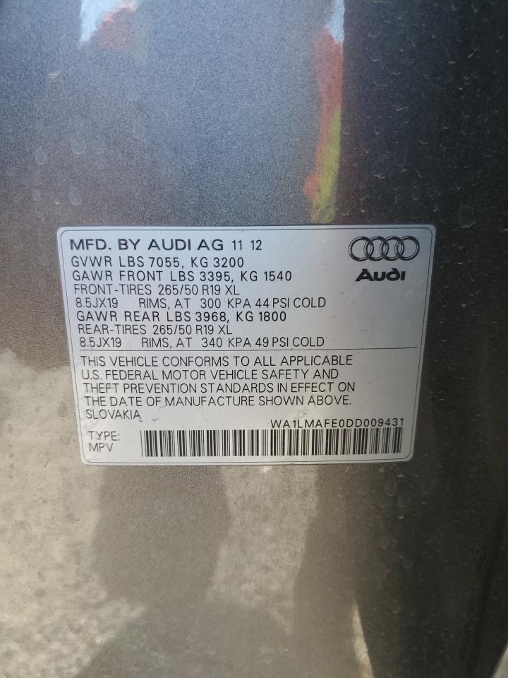 WA1LMAFE0DD009431 2013 Audi Q7 Premium Plus