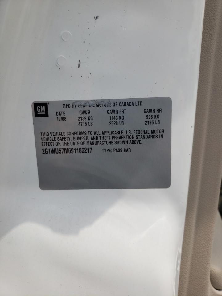 2G1WU57M691185217 2009 Chevrolet Impala Ltz