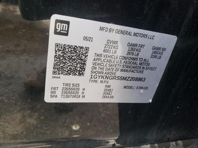 2021 Cadillac Xt5 Sport VIN: 1GYKNGRS5MZ208863 Lot: 53938384