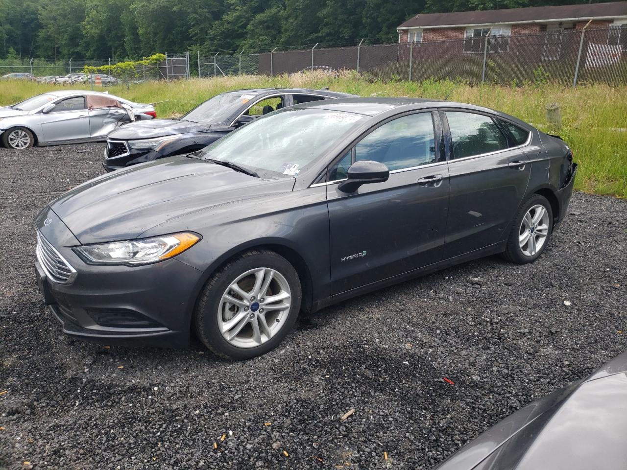 2018 Ford Fusion S Hybrid vin: 3FA6P0UU2JR142327