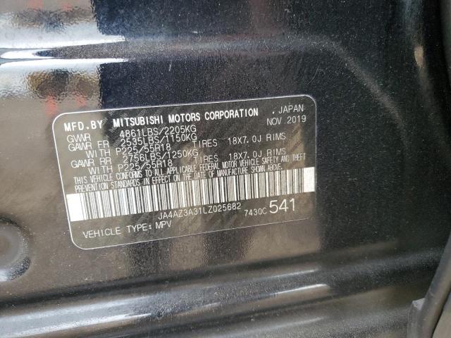 2020 Mitsubishi Outlander Se VIN: JA4AZ3A31LZ025682 Lot: 54473824