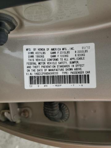 1HGCR2F86DA089330 2013 Honda Accord Exl