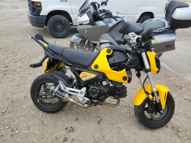 HONDA GROM 125 2022 yellow  gas MLHJC9219N5007588 photo #1