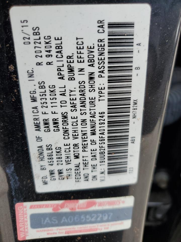 19UUB2F56FA019246 2015 Acura Tlx Tech