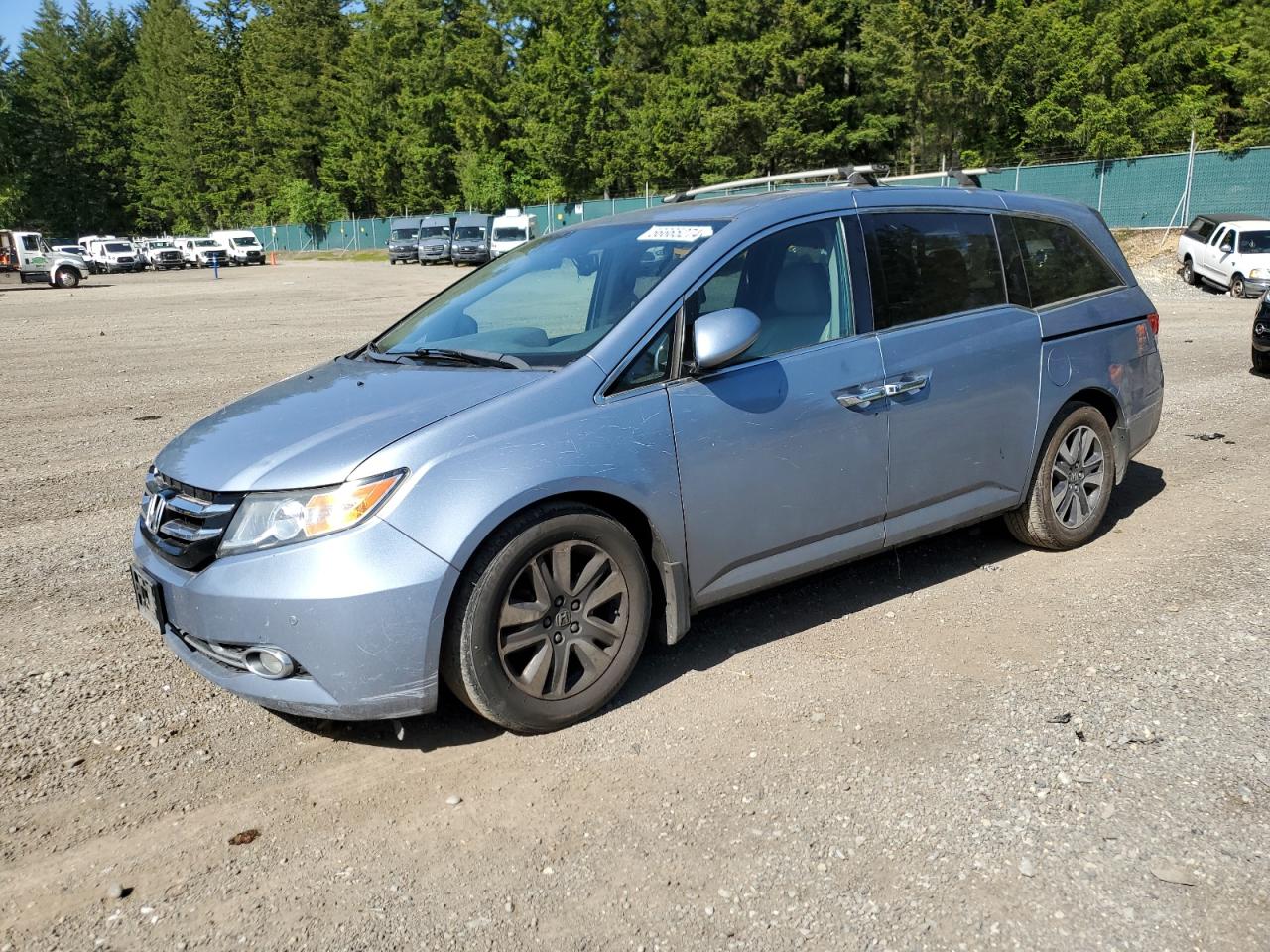 5FNRL5H92EB102410 2014 Honda Odyssey Touring