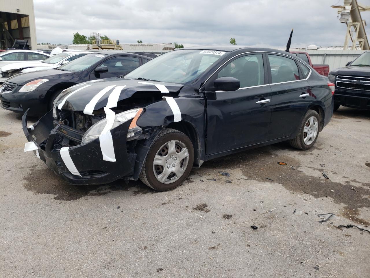 2014 Nissan Sentra S vin: 1N4AB7APXEN856182