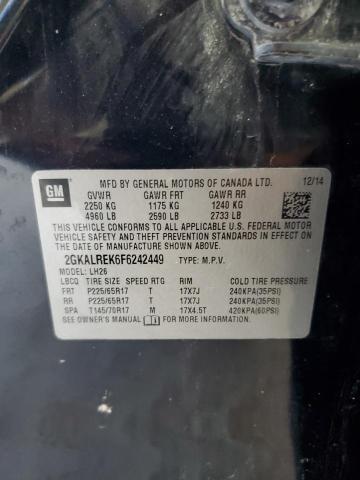 2015 GMC TERRAIN SL - 2GKALREK6F6242449