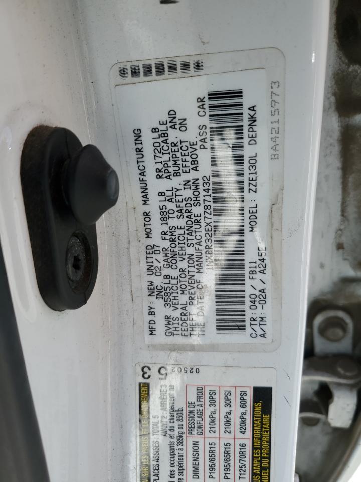 1NXBR32EX7Z871432 2007 Toyota Corolla Ce