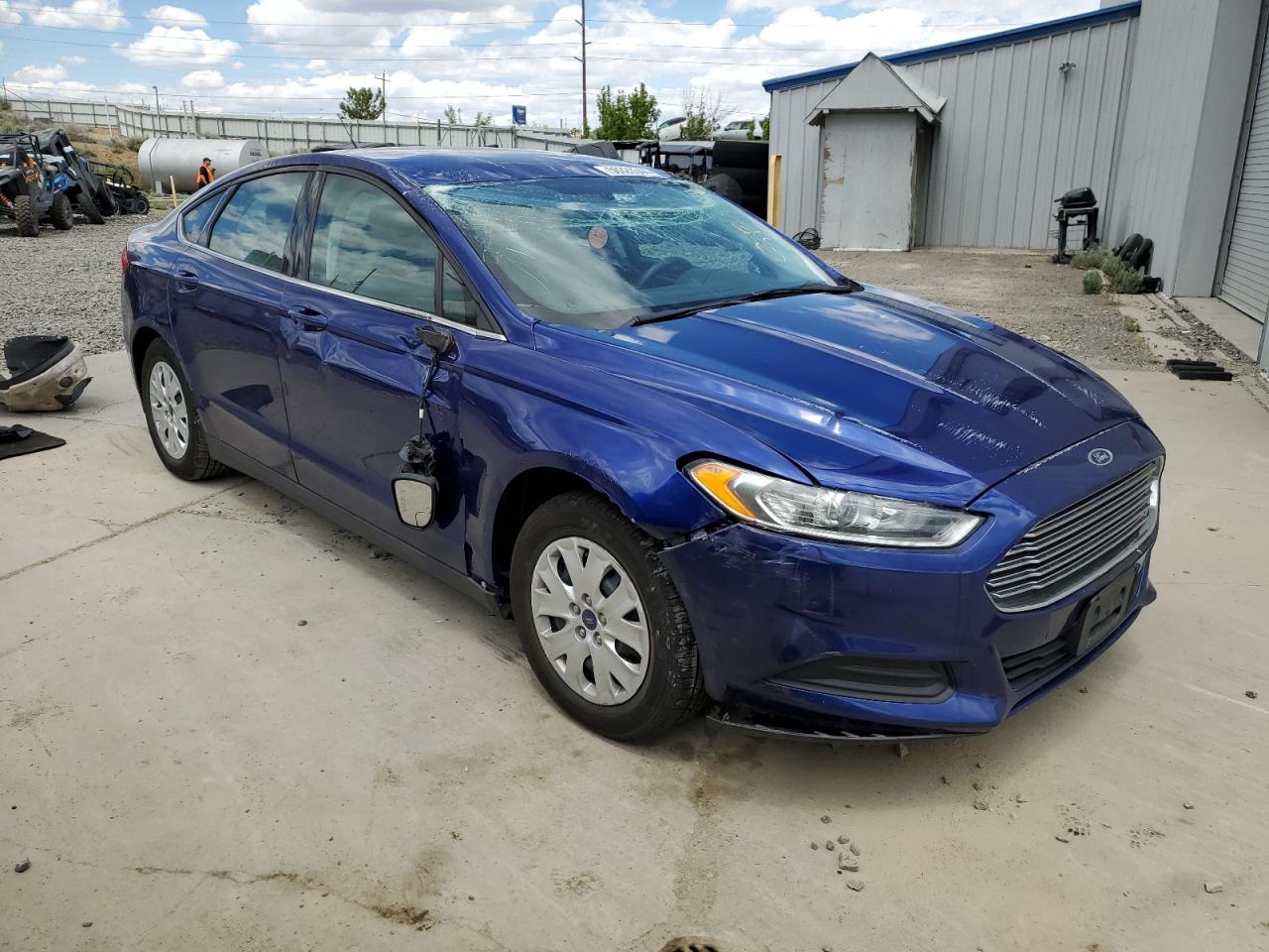 2014 Ford Fusion S vin: 3FA6P0G77ER368570