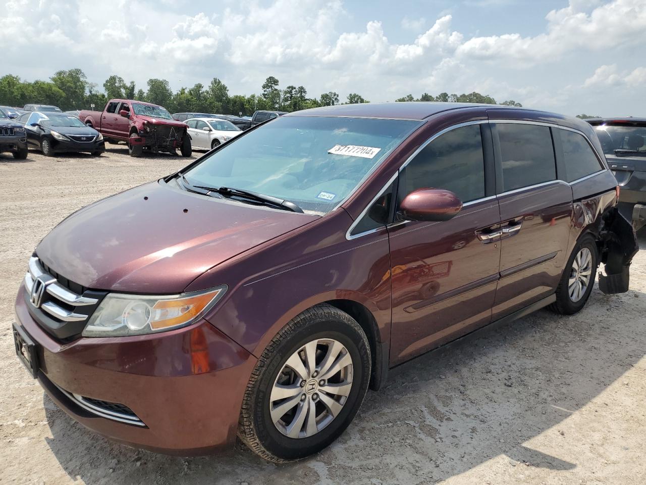 5FNRL5H47GB102975 2016 Honda Odyssey Ex