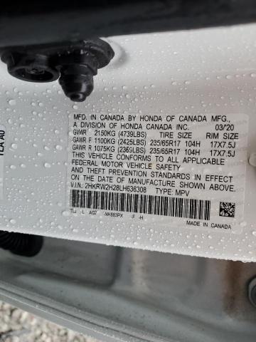 2020 Honda Cr-V Lx VIN: 2HKRW2H28LH636308 Lot: 55466684