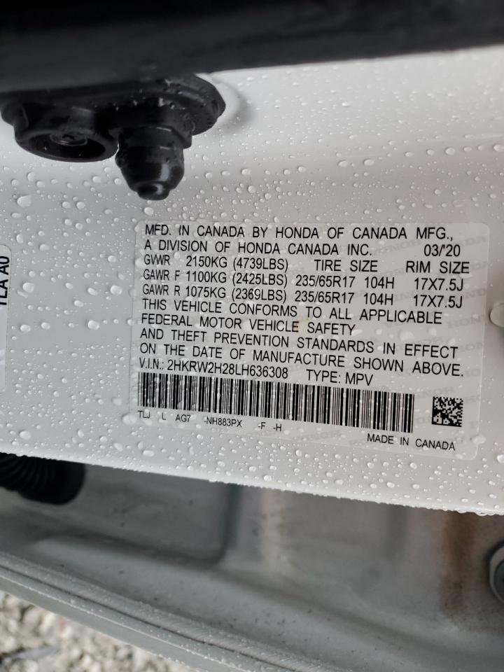 2HKRW2H28LH636308 2020 Honda Cr-V Lx