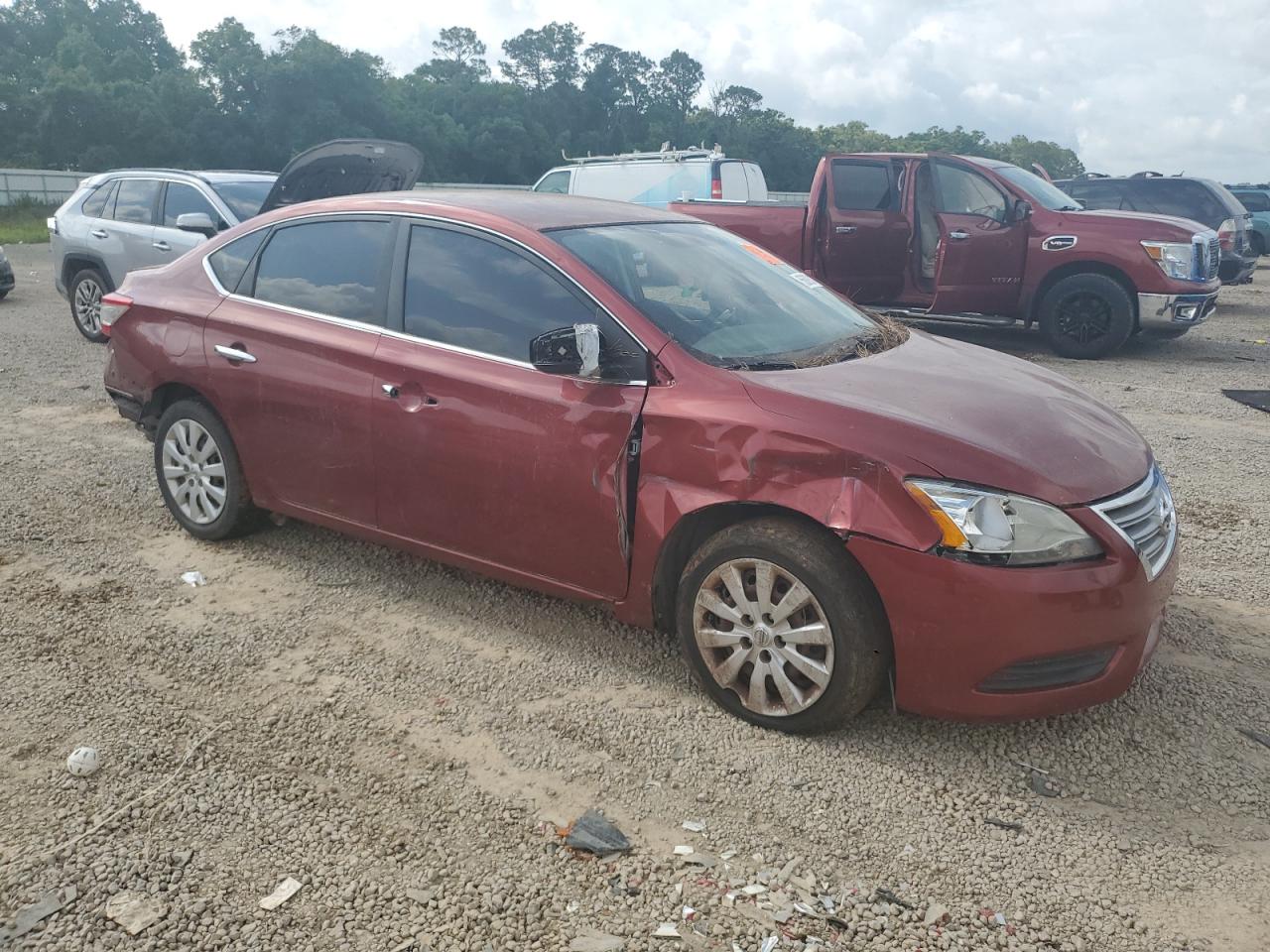 2015 Nissan Sentra S vin: 3N1AB7AP0FY267420