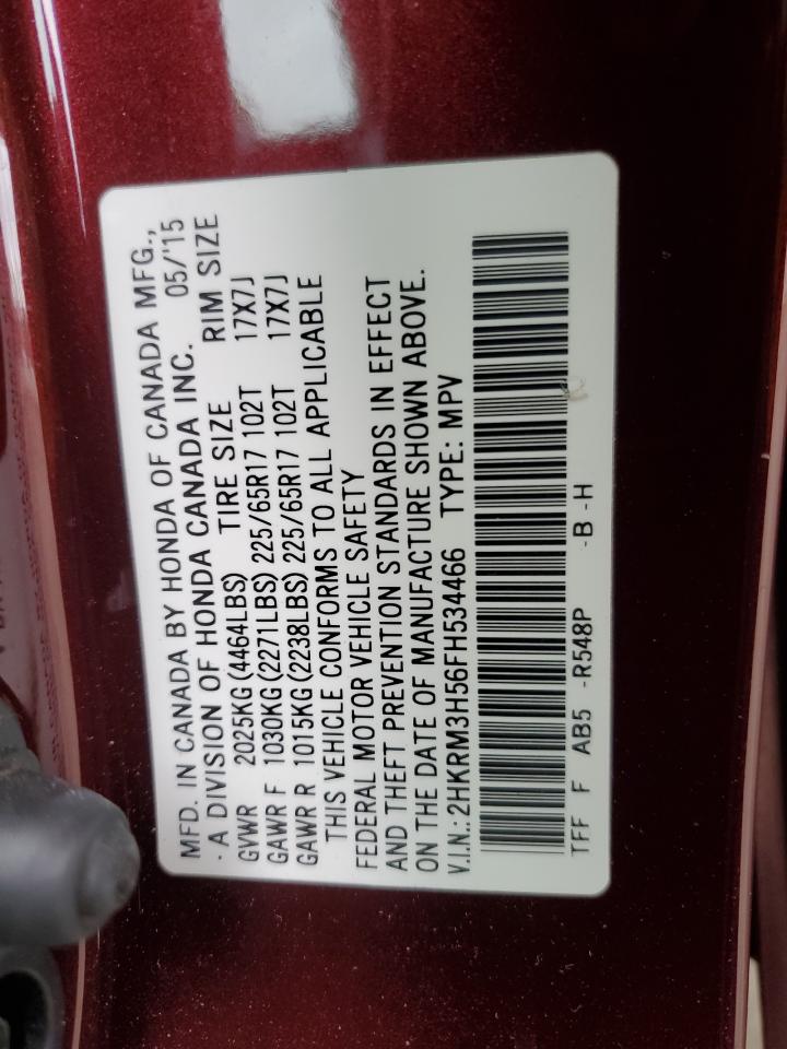 2HKRM3H56FH534466 2015 Honda Cr-V Ex