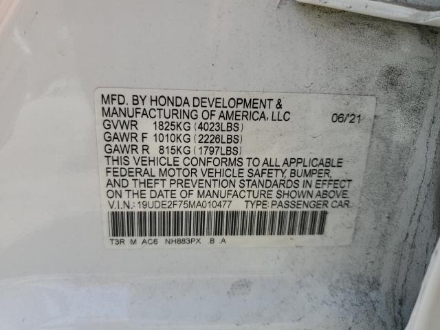 19UDE2F75MA010477 Acura ILX PREMIU 12