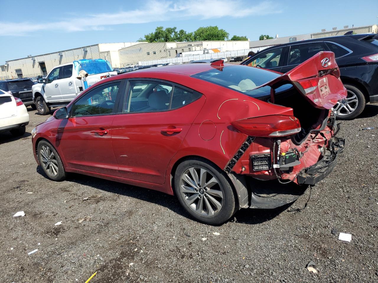 2017 Hyundai Elantra Se vin: KMHD84LF0HU313292