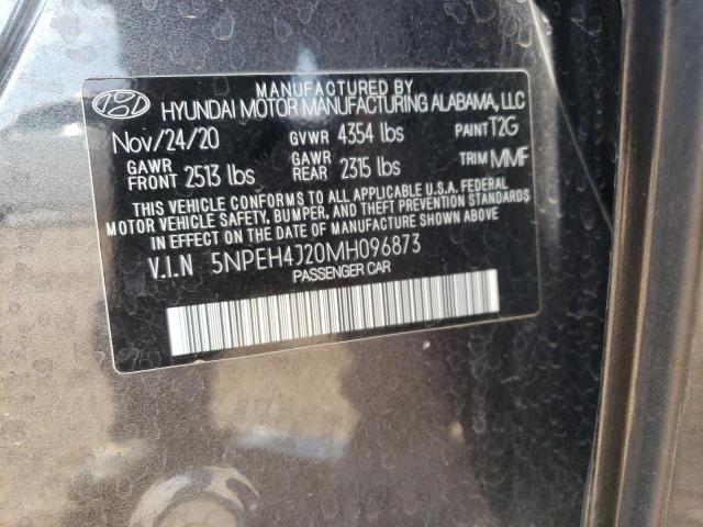 2021 Hyundai Sonata Limited VIN: 5NPEH4J20MH096873 Lot: 56944854