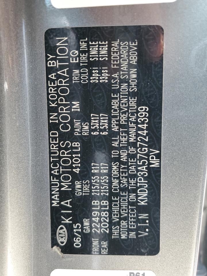 KNDJP3A57G7244399 2016 Kia Soul +