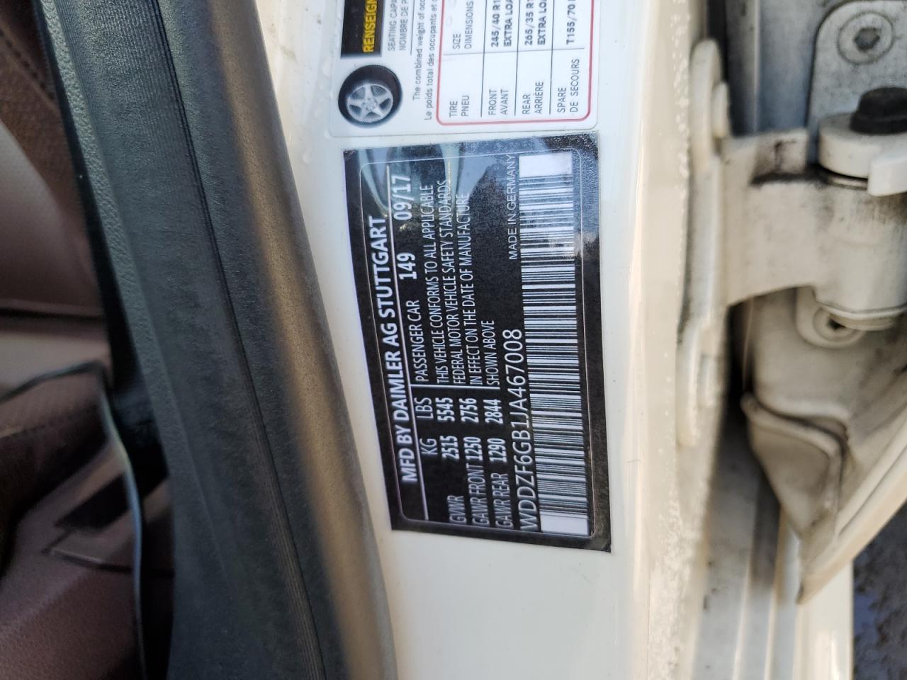 WDDHF6FB6FB088584 2015 Mercedes-Benz E 400