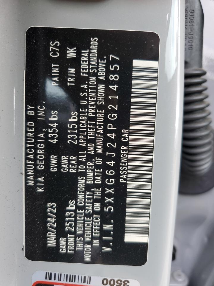 5XXG64J24PG214857 2023 Kia K5 Gt Line