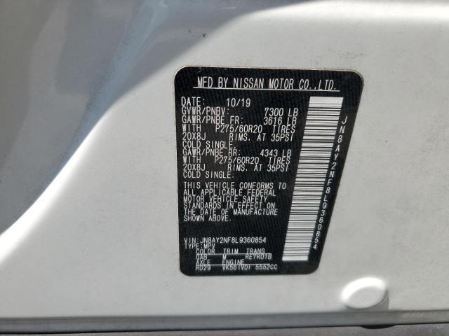 JN8AY2NF8L9360854 Nissan Armada PLA 13