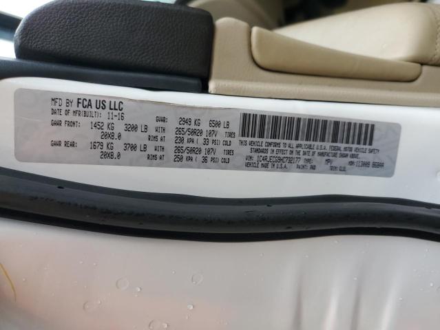 2017 Jeep Grand Cherokee Overland VIN: 1C4RJECG9HC732177 Lot: 54426424