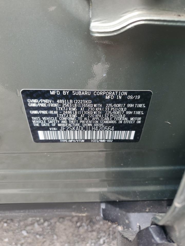 JF2SKADC1LH420564 2020 Subaru Forester