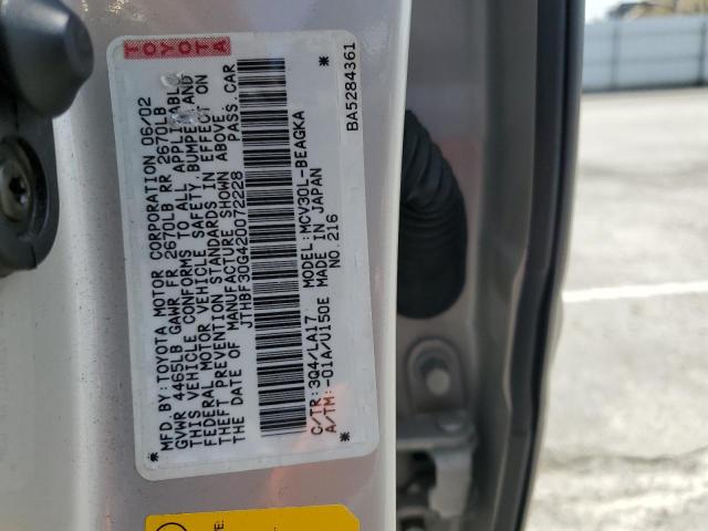 2002 Lexus Es 300 VIN: JTHBF30G420072228 Lot: 56668254