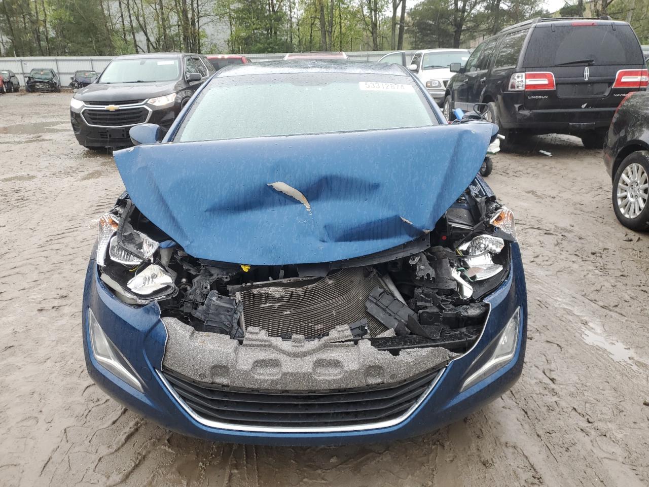 KMHDH4AEXEU133453 2014 Hyundai Elantra Se