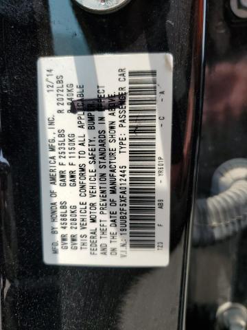 19UUB2F5XFA012445 | 2015 Acura tlx tech