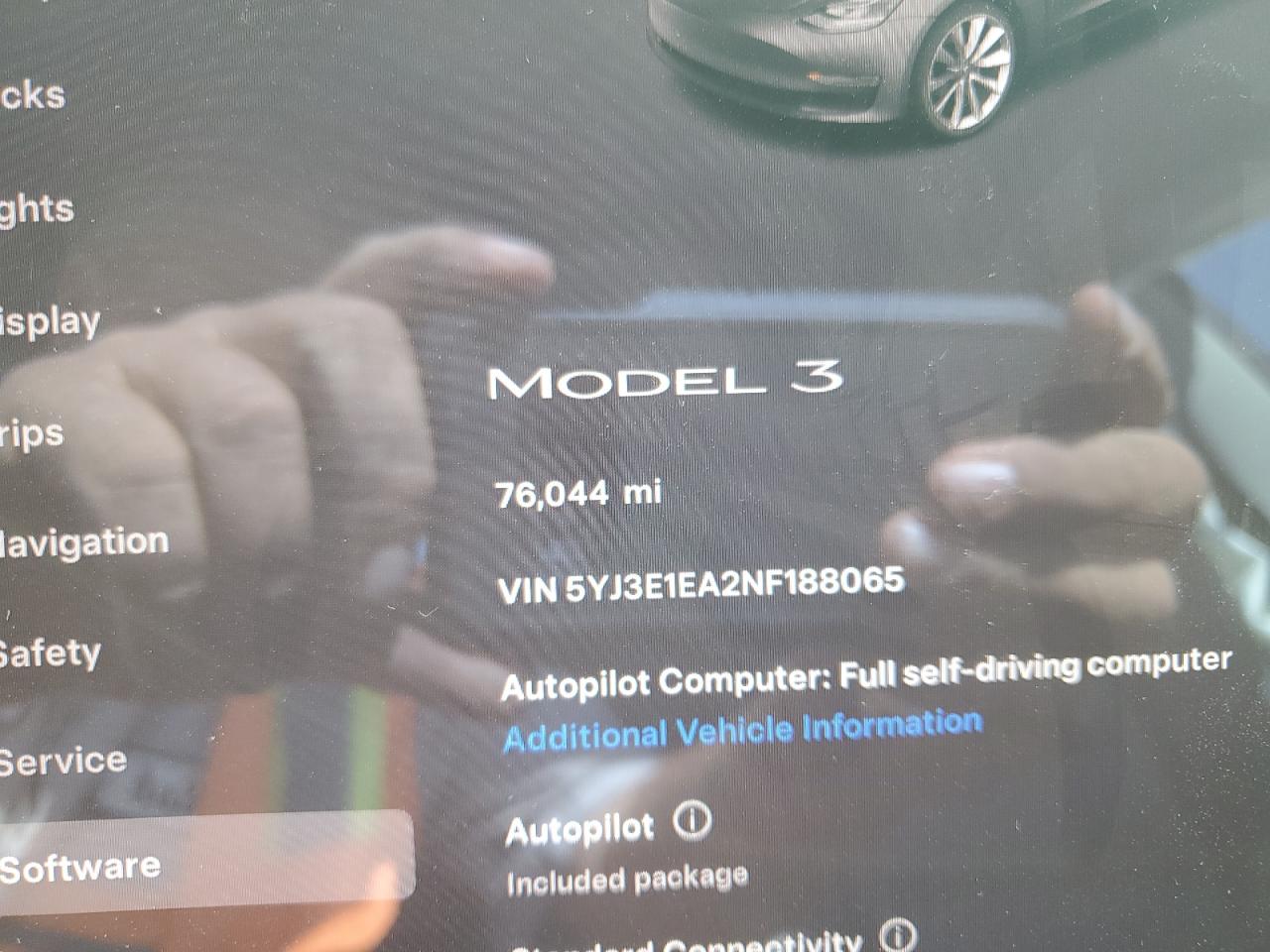 5YJ3E1EA2NF188065 2022 Tesla Model 3