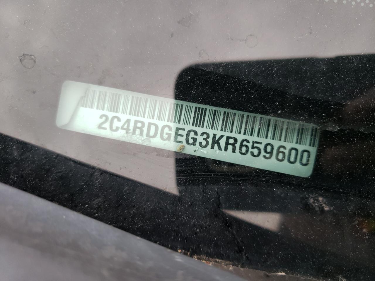 2C4RDGEG3KR659600 2019 Dodge Grand Caravan Gt