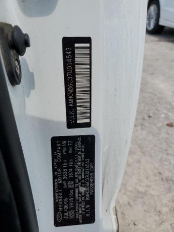 2007 Hyundai Accent Gs VIN: KMHCM36C37U014543 Lot: 54051044