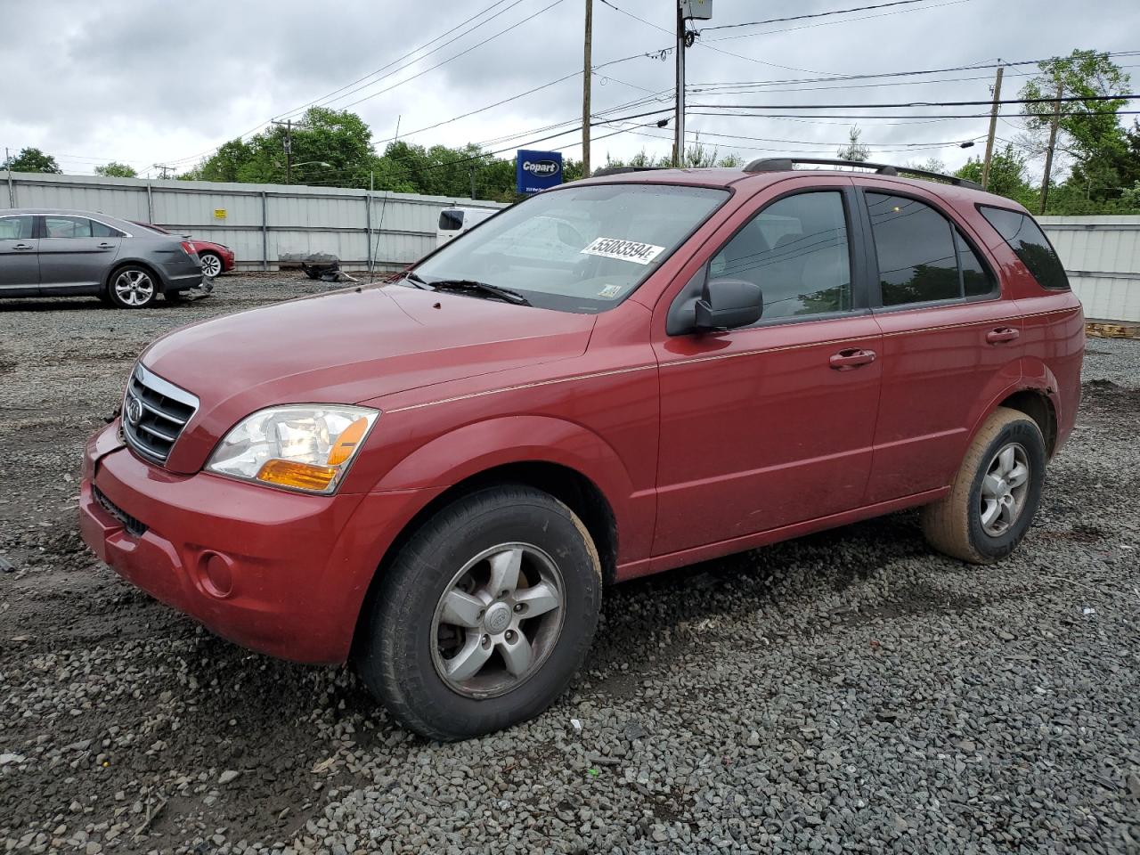 KNDJC735585841239 2008 Kia Sorento Ex