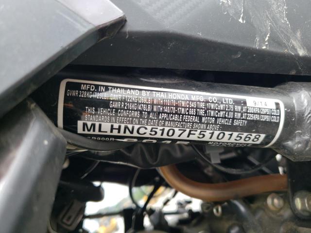 2015 HONDA CBR300 R MLHNC5107F5101568
